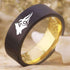 Bague Loup Dessin (Acier)